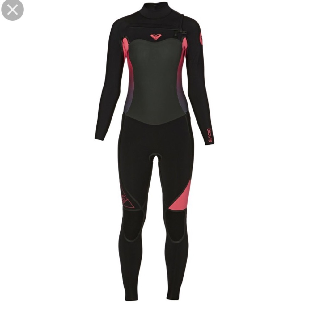 NWOT Roxy Syncro Plus 4/3mm Chest Zip Wetsuit 10